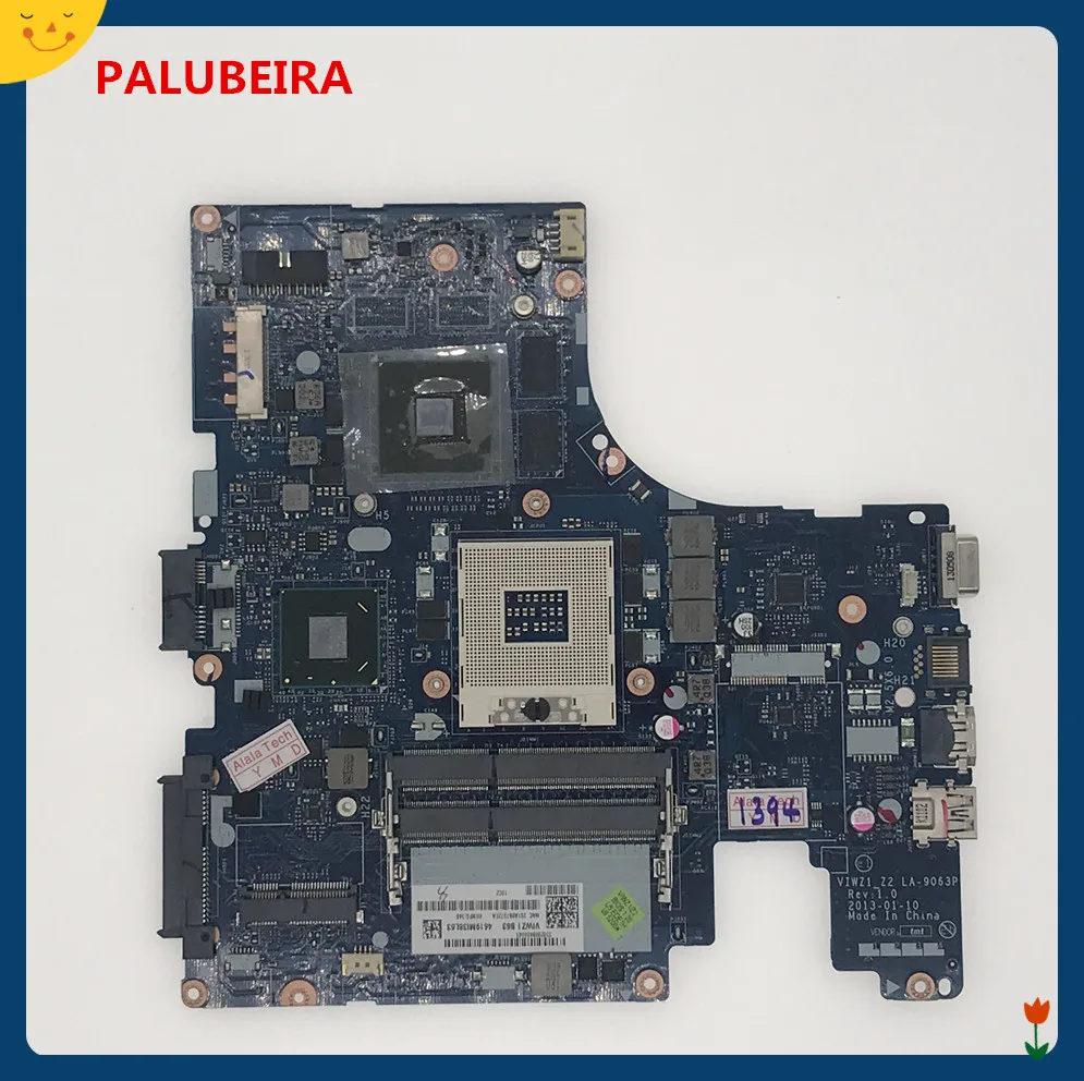 PALUBEIRA Z400 материнская плата VIWZ1-Z2 LA-9063P HM77 DDR3 для LENOVO Материнская ноутбука 100%