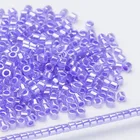 Бусины из семян Delica светильник Светло-фиолетовые Цейлонские японские бусины для изготовления ювелирных изделий, DB249, 110, 1,6 мм, 5 гпакет, 1000 шт.