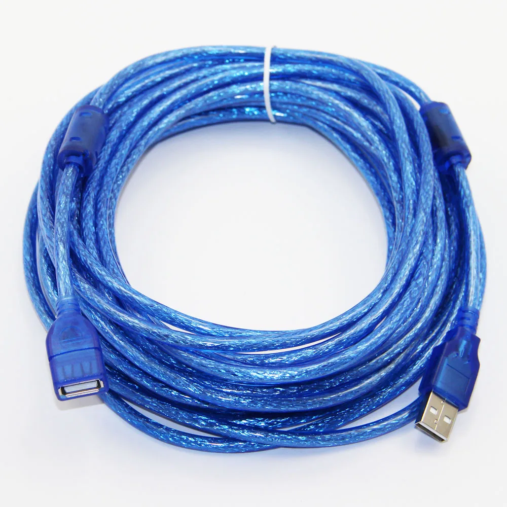 Bochara USB 2 0 Удлинительный кабель штекер гнездо M/F двойное экранирование (фольга +