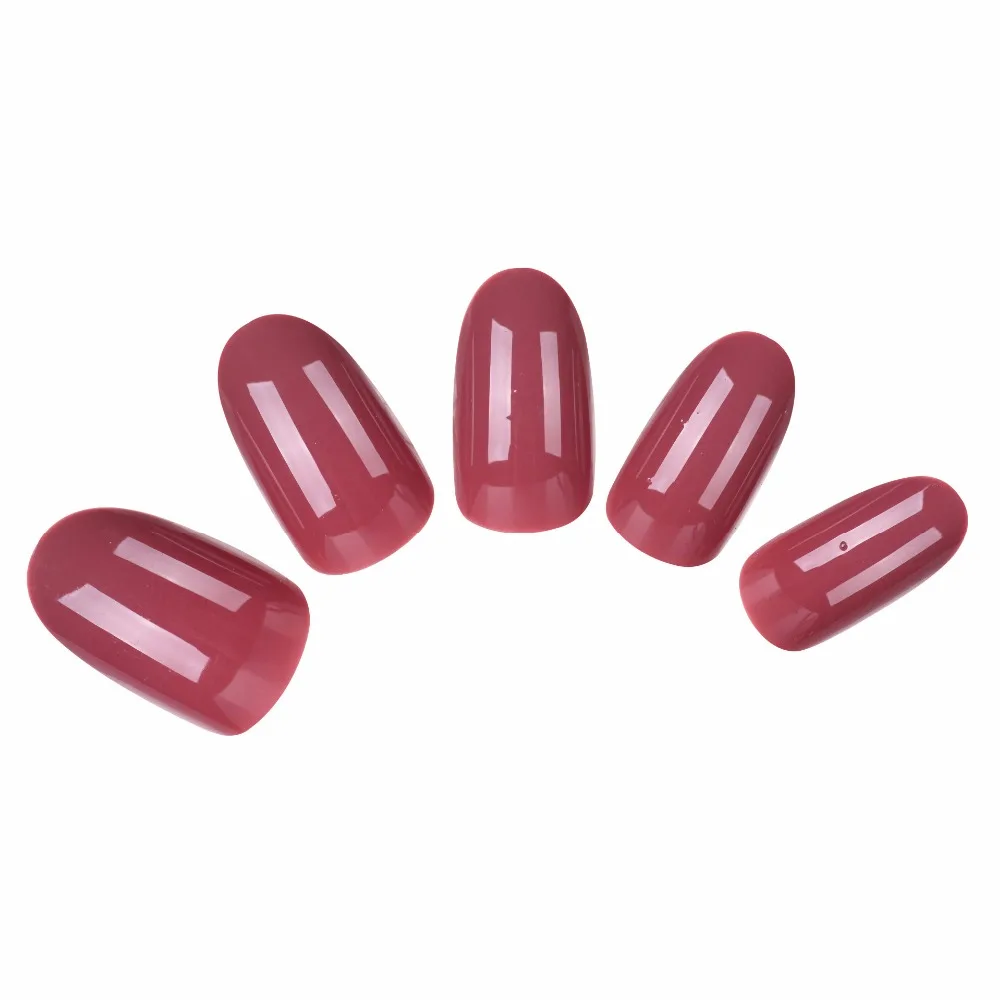 Элегантные 24 шт./компл. чистый белый градиентный дизайн Готовые накладные ногти