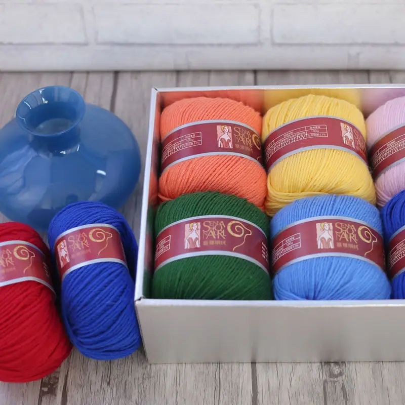 Бесплатная доставка овечья шерсть биологический кашемир пряжа Toyobo для ручного