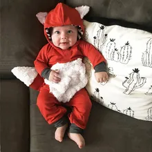 2018 Новый Модный зимний комбинезон для новорожденных девочек и