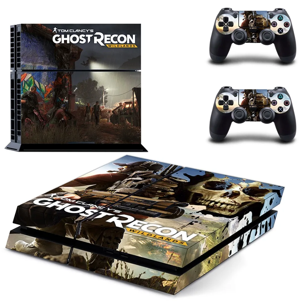 Наклейка на кожу Tom Clancy's Ghost Recon Wildland PS4 Виниловая наклейка для консоли Sony Playstation 4