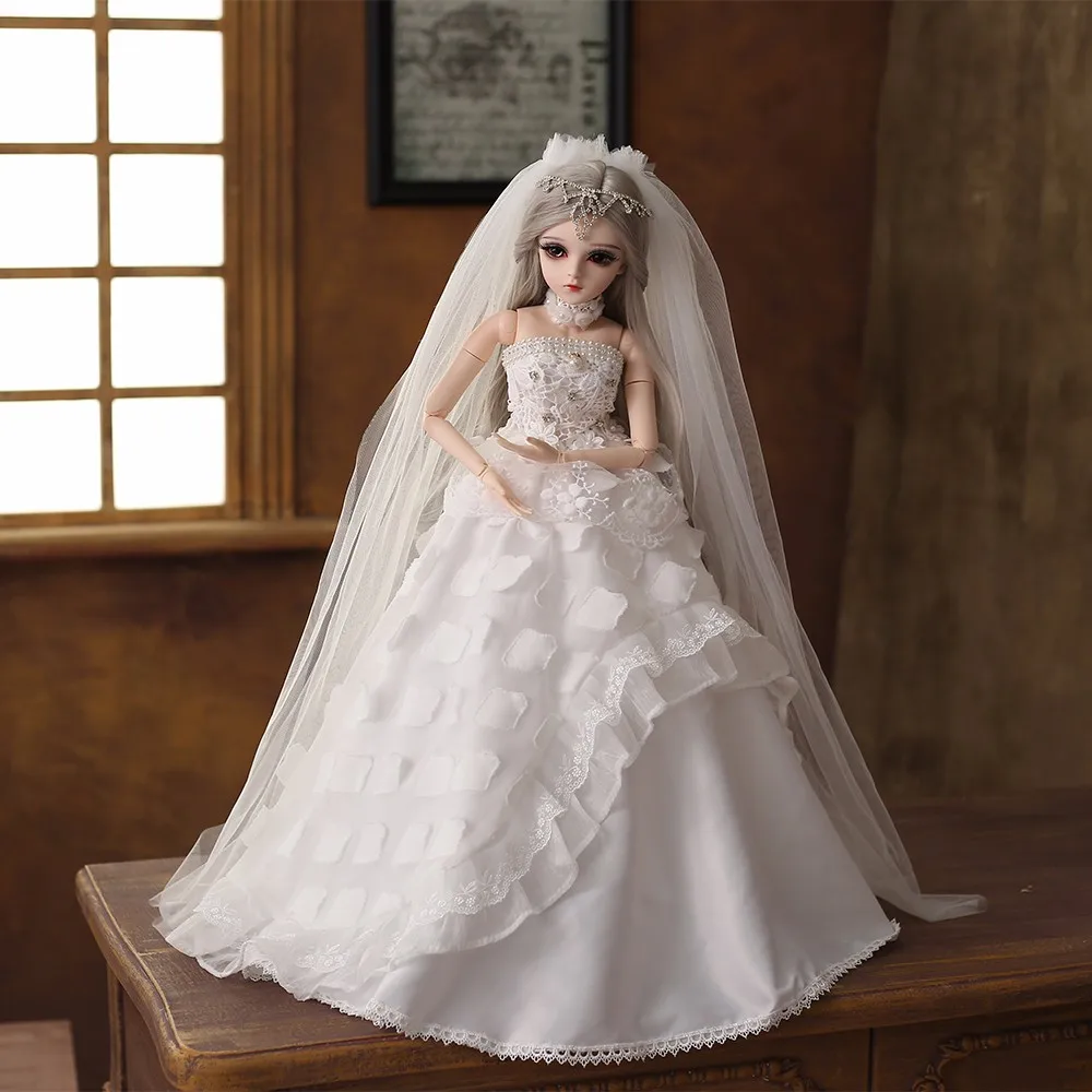 Детские куклы BJD одежда с париками обувь для макияжа силикон 1/3 100% ручная работа