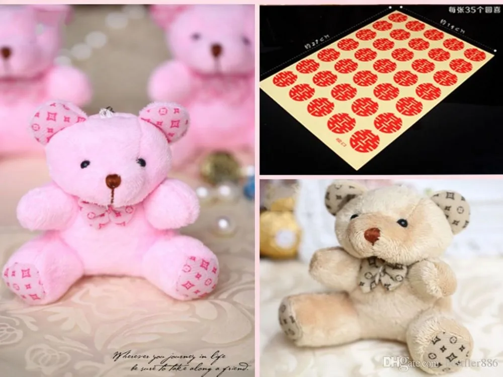 

Creative Little Bear With Backpack Wedding Candy Bags For Baby Shown Wedding Decorations Party Favors Supplies 4 Colors In Stock