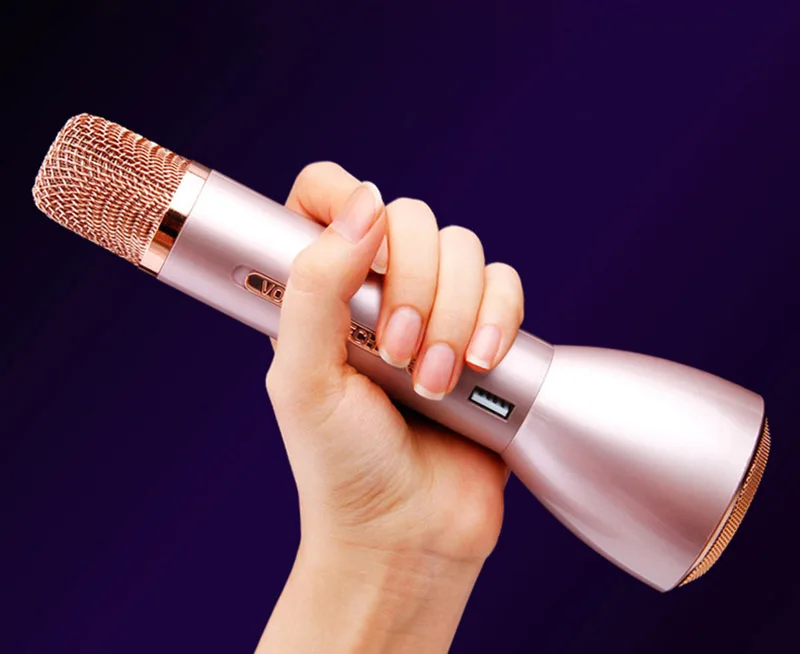 Микрофон для детей, беспроводной караоке-микрофоны с bluetooth-динамиком портативное Караоке микрофонная машина для дома KTV