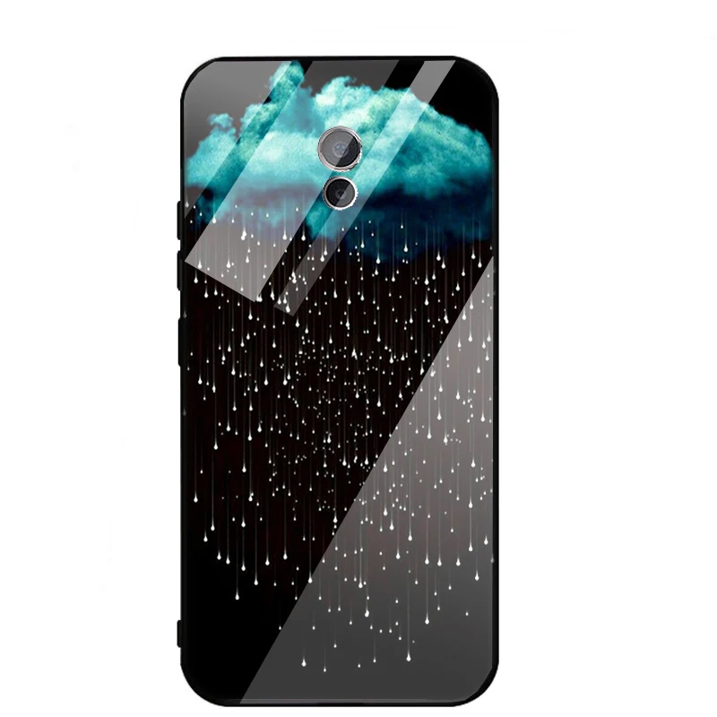 Glass Phone Case For Vivo y93 y79 y83 y85 y97 Star Space city Cover vivo v15 xplay6 iqoo Luxury Silicone Coque y75 |