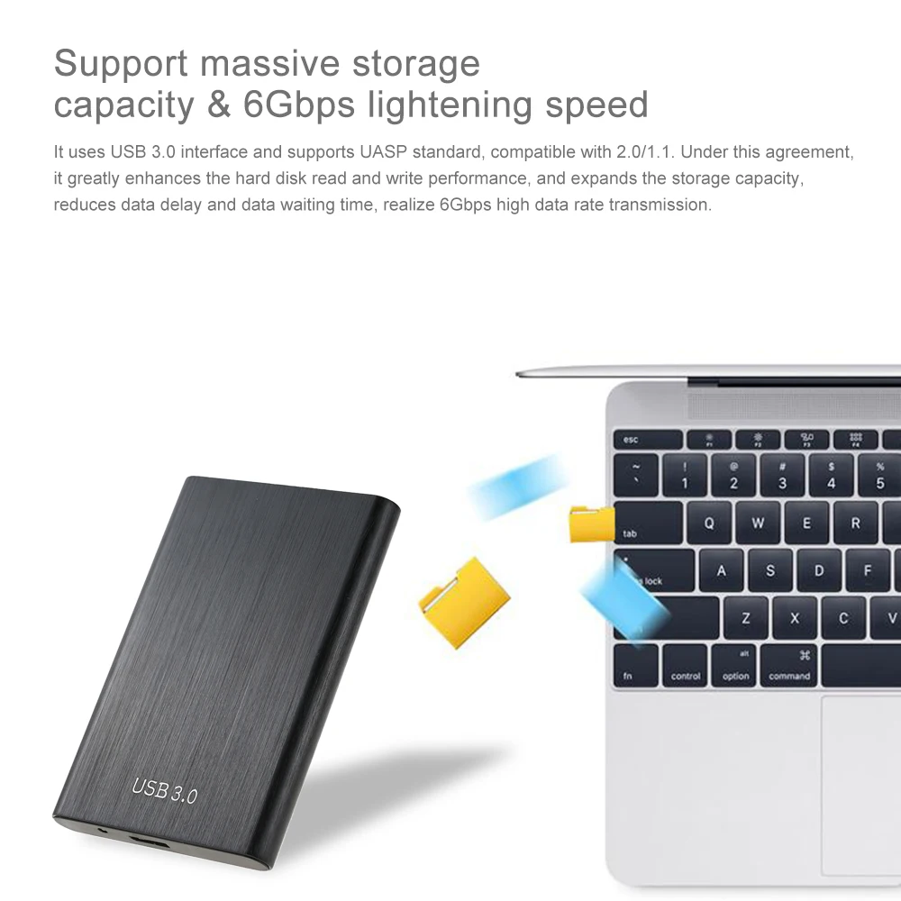 Супер скорость 6 Гбит/с алюминий ТБ 2 5 &quotSATA SSD HDD жесткий диск к USB 3 0 конвертер