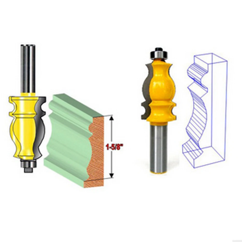 1/2-дюймовый хвостовик архитектурный цементированный карбидный формовочный