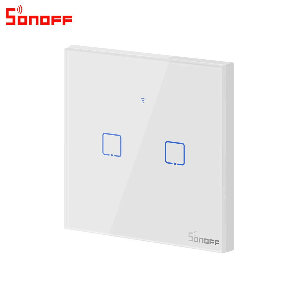 Itead Sonoff T0EU 86 1/2/3 серии TX настенный сенсорный переключатель Wi-Fi пульт дистанционного управления Управление умный дом переключатель работает с Alexa Google Home