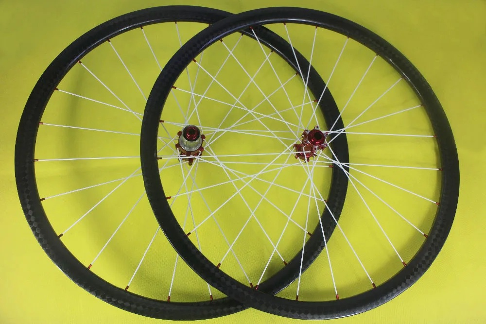 Бескамерные колеса 29er MTB XC UD 3K 12K глянцевая матовая 1430g Powerway M32 ступицы колесная