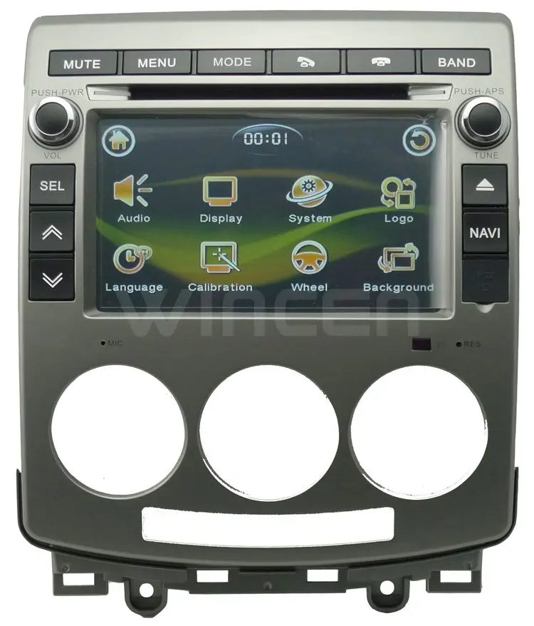 7 &quotавтомобильный DVD GPS плеер для старой Mazda 5 Встроенный BT Радио Бесплатная
