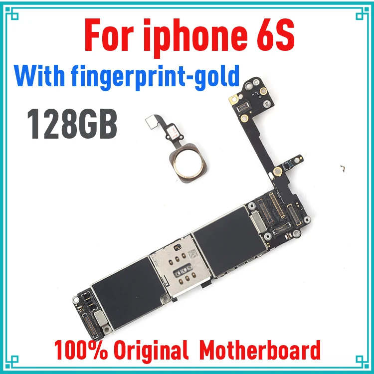Оригинальная материнская плата для iphone 6S 4 7 дюйма золотой 128 ГБ Заводская