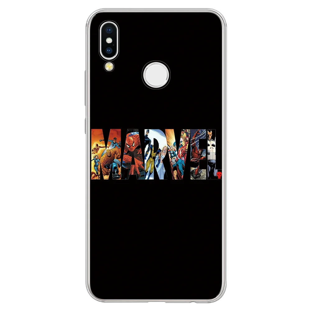 0fzimutu С принтами "Marvel", "Мстители", "Человек-паук" Чехол для huawei Honor Play 8X10 9 Lite 8A 5C 5X6 6A 6C 6X7 7i 7X 7A Pro 7C 8 8C V9 V10 вид 20 чехол - Цвет: 0fzimutu