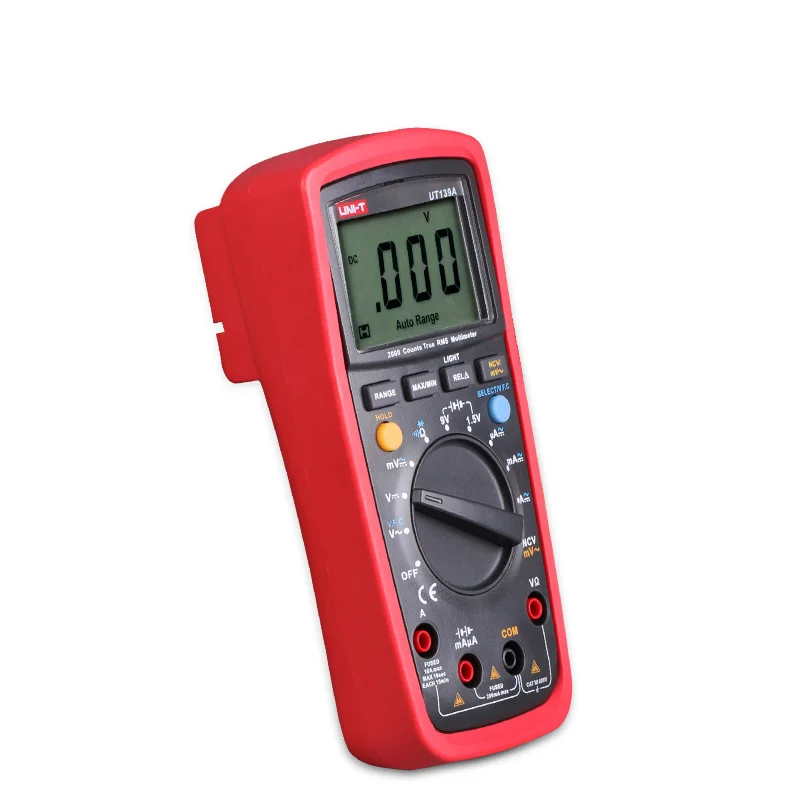 UNI-T UT139A Digital Multimeter True RMS Auto Range AC/DC Amp/Volts Ohm Tester Meter with Data Hold NCV and Battery Test | Инструменты