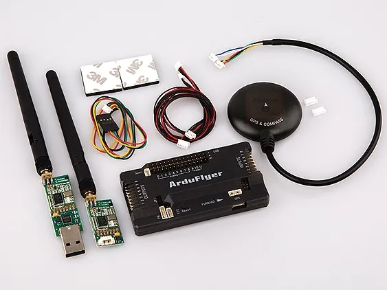 

RCTIMER 433Mhz 915Mhz ArduFlyer 2.5.2 LEA-6H GPS UAV Autopilot System Side Pin Version