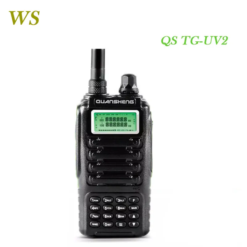 Портативная рация Quansheng 2 шт. СВЧ/УВЧ-трансивер FM-радио радиосвязь на расстоянии 10