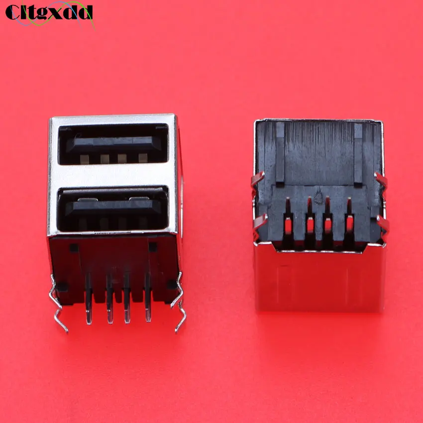 Cltgxdd 1 шт. двойной USB тип A гнездовой разъем 2 на комплект G43 для передачи данных