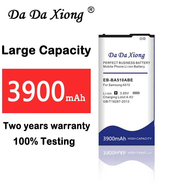 Аккумулятор Da Xiong 3900 мА/ч EB BA510ABE батарея для Samsung Galaxy Note 2016 Издание A510 SM A510F A5100