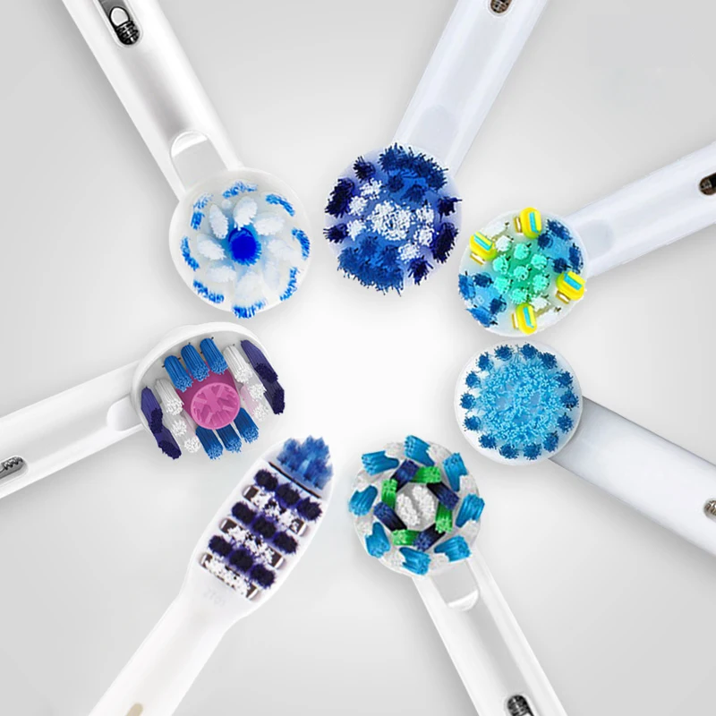 Насадки для зубной щетки Oral B 3D головки с мягкой щетиной перекрестное действие