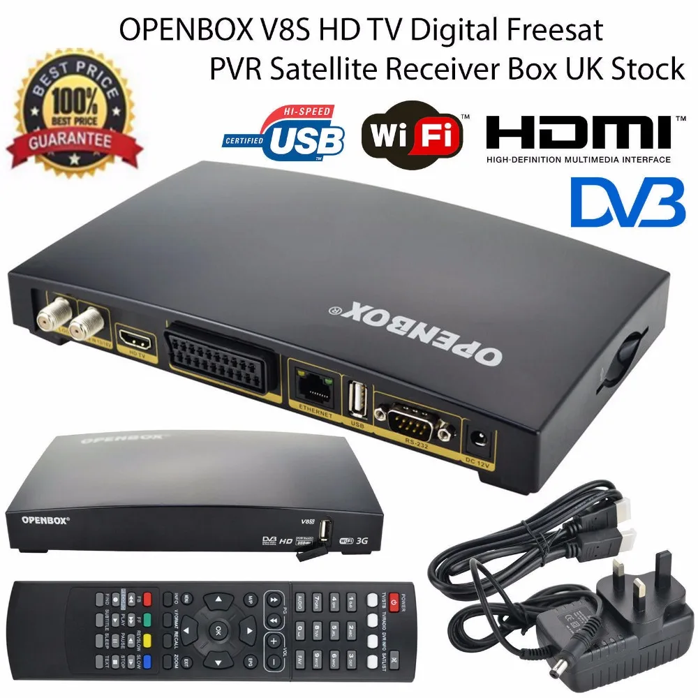 Mcboson Openbox V8S HD Спутниковые антенны цифровой freesat Поддержка cccamd Newcam MGcam USB Wi-Fi 3 г DVB-S2 с