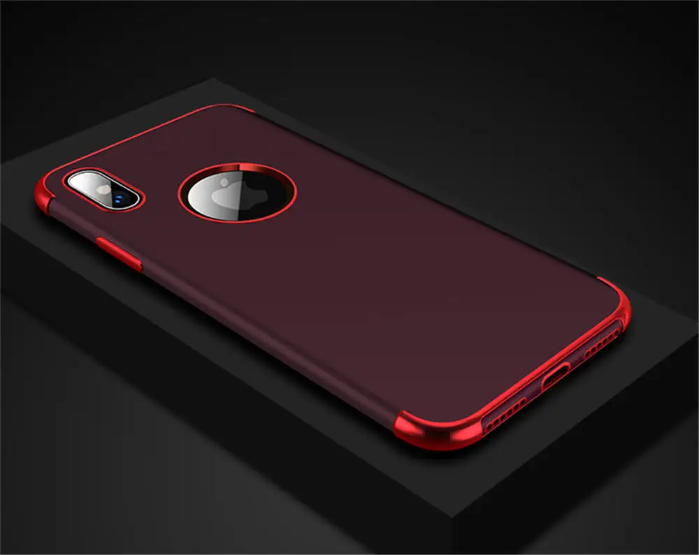 RDRD Роскошный Матовый чехол для телефона iPhone 6, 6s, 7, 8 Plus, X, Мягкий Силиконовый противоударный чехол для iPhone XR, XS, Max, 8 Plus, Чехол i - Цвет: RDRD