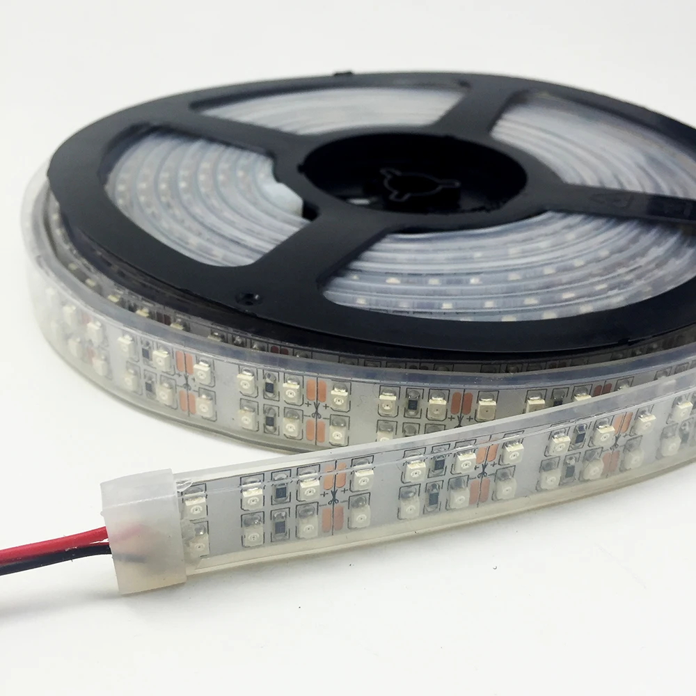 DC12V 5 м/рулон 3528 двухрядные инфракрасные светодиодные полосы водонепроницаемый