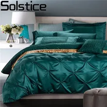 Solstice Высокое качество Роскошный сплошной цвет хлопок Pinch Pleat