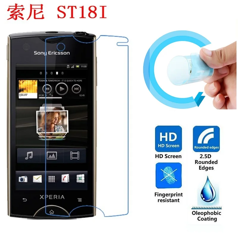 Ультратонкая Защитная мягкая прозрачная HD пленка из ПЭТ для Экран sony Ericsson Xperia ray