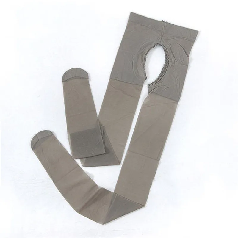 2019 Женские Дышащие прозрачные колготки с открытой промежностью сексуальные