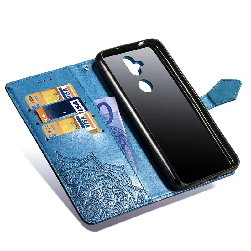 Befospey Luxury Elegant Mandala Flower Floral Pu Leather Phone Case For Asus 2 5.5 ZC520TL ZE551ML Max Pro ZB631KL M2 ZB663KL | Мобильные