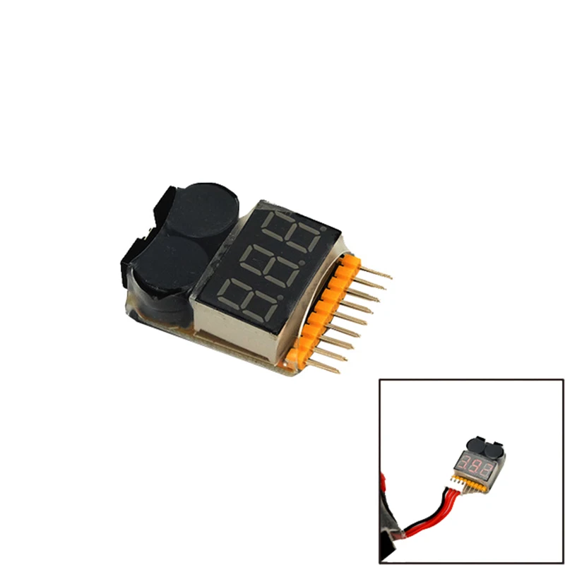 HOTRC 1 8S Lipo тестер напряжения батареи/Сигнализация низкого напряжения/Проверка для