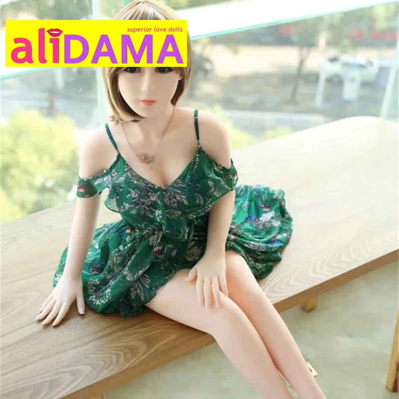 ALIDAMA 125 см (4.1ft) Голландский мини большая грудь реалистичный силиконовый Секс