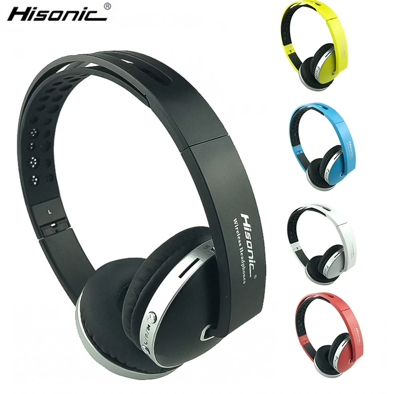 Hisonic Беспроводной наушники Gaming Headset стерео Складная спортивные микрофон игровой