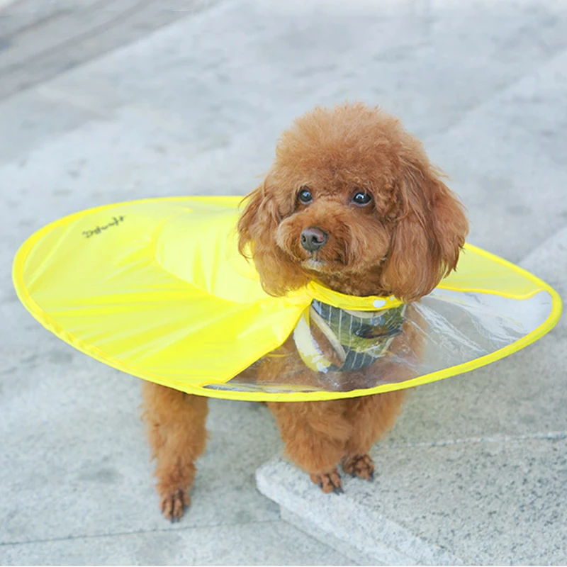 Дождевик для собак водонепроницаемое пончо питомцев кошек щенков маленьких и