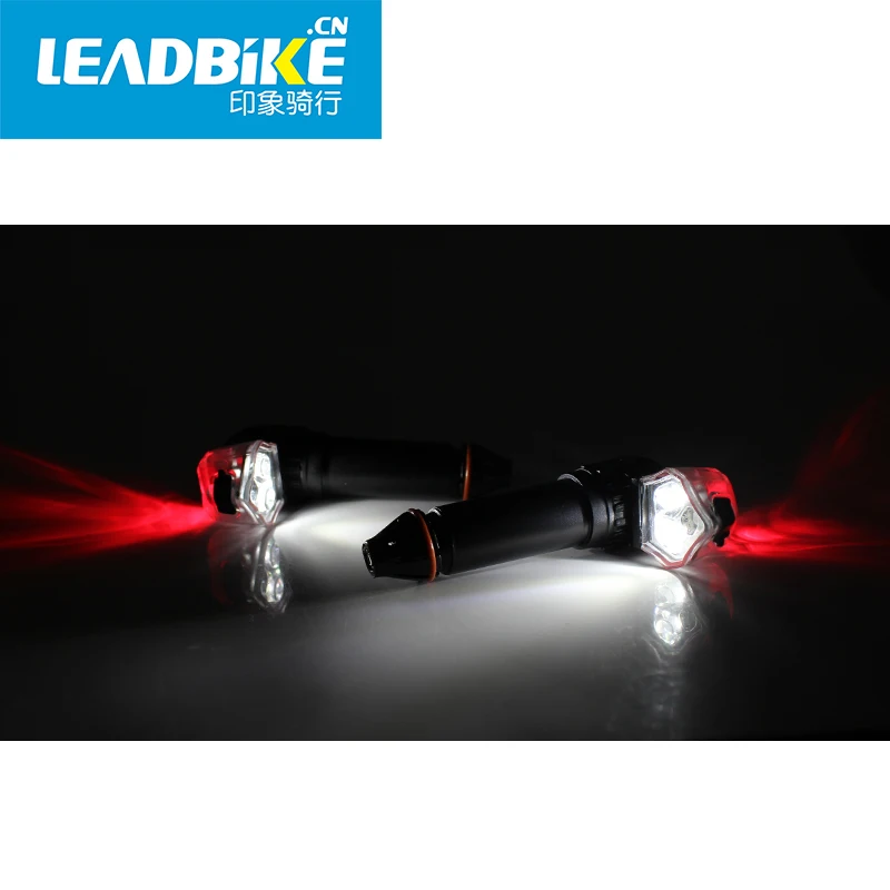 LEADBIKE велосипедный руль светодиодный светильник s торцевой штекер легкие захваты