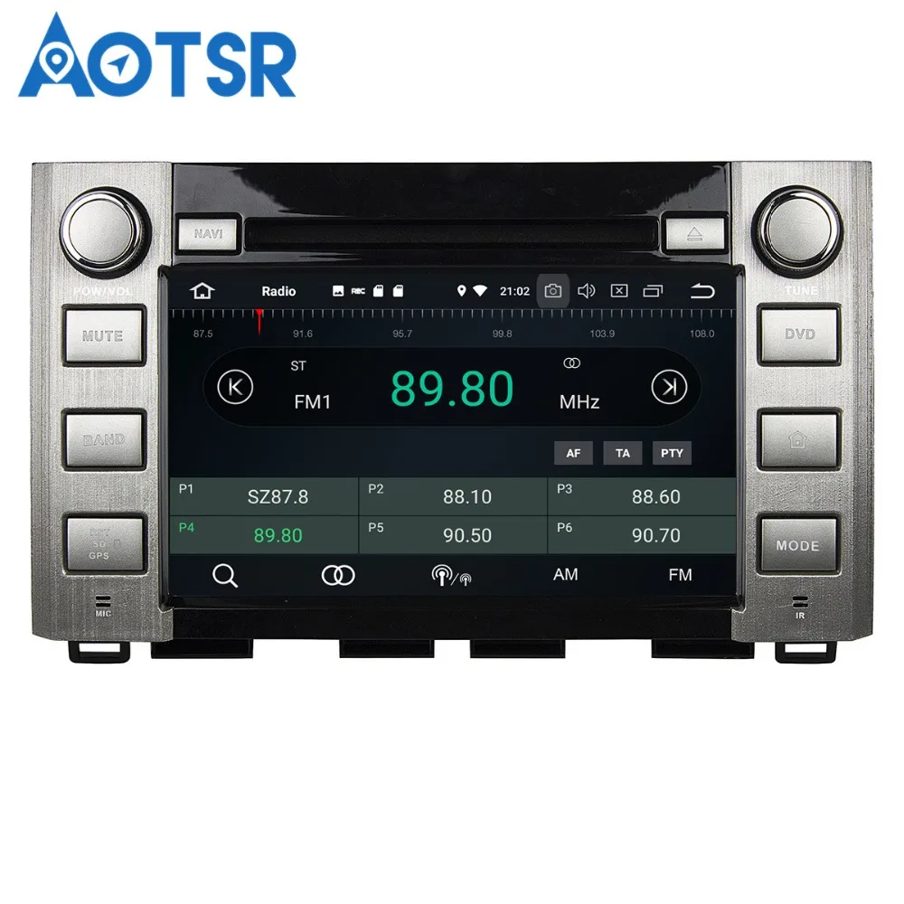 Автомобильный DVD плеер Aotsr Android 8 0/7 1 С GPS навигацией для Sequoia /Tundra 14 16 мультимедийный
