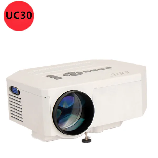 Подарок UC30 HD домашнего кинотеатра из светодиодов проектор для видеоигр