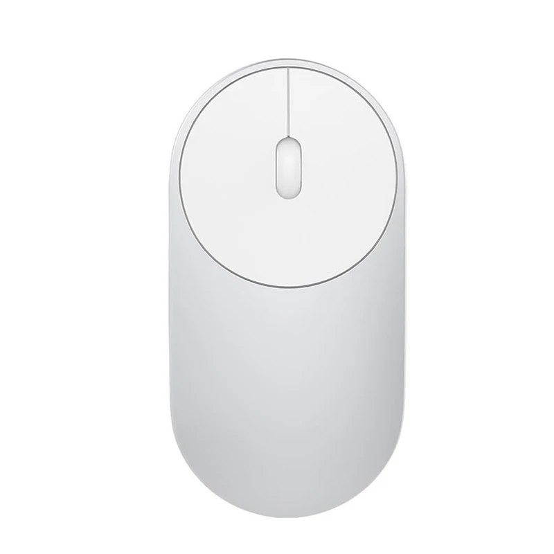 grey Оригинальная беспроводная мышь Xiaomi портативные игровые мыши Bluetooth WiFi офисные мыши из алюминиевого сплава для ноутбука Macbook - Цвет: grey
