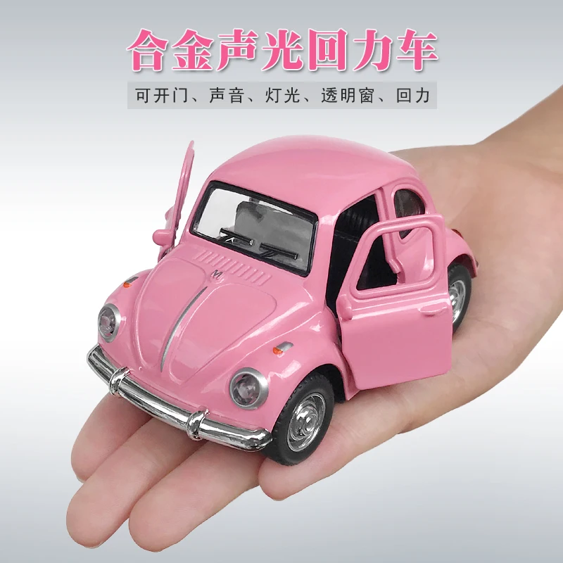 Q Mini игрушка из сплава акустическая-оптическая задняя сила автомобиля
