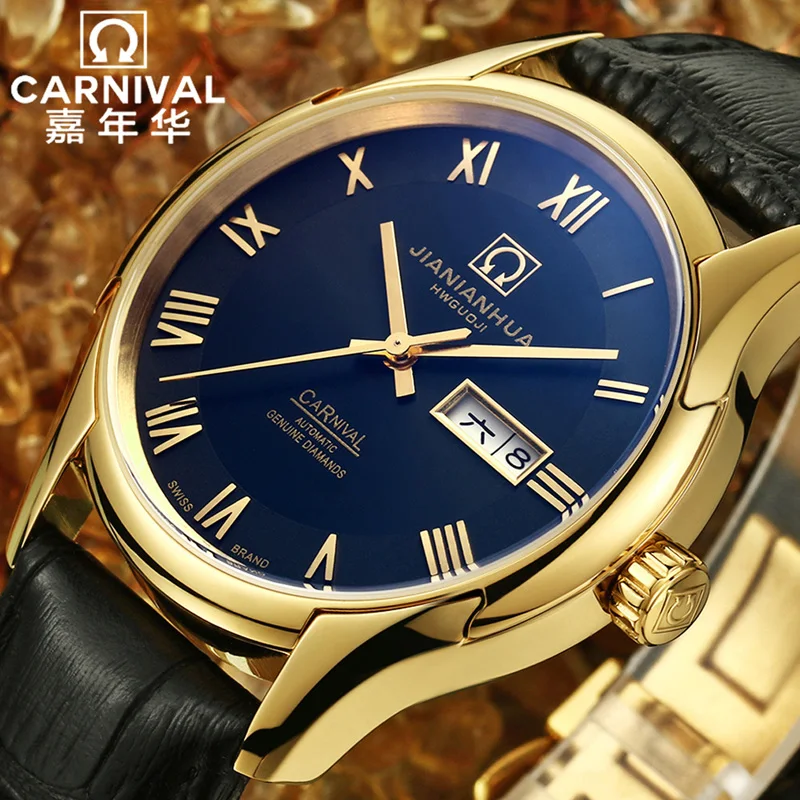 2017 карнавал часы мужской механический полностью автоматическая коммерческий