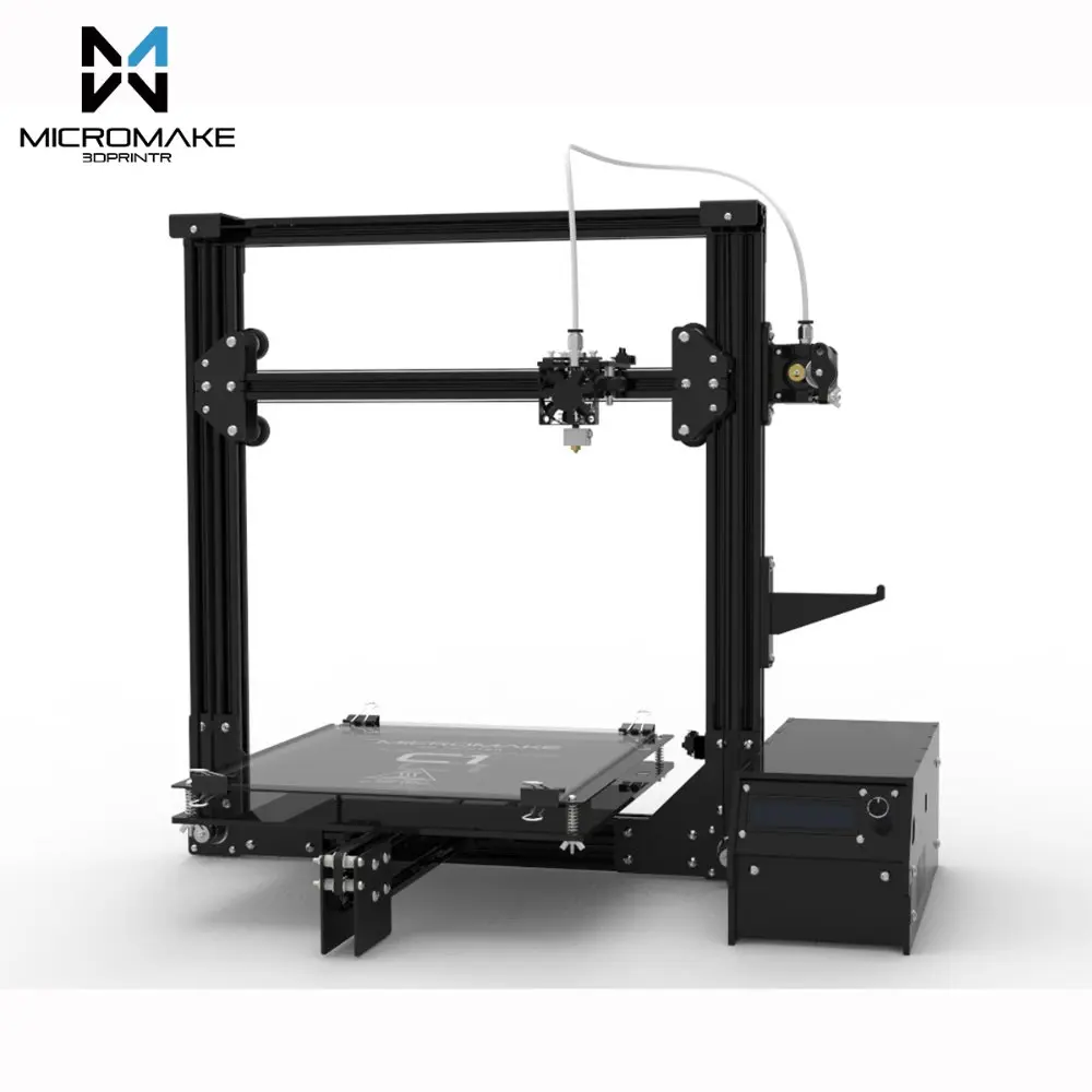 Micromake 3d принтер большой размер печати 245*245*260 мм Micromake C1 металлический лист/Arcylic H-boxxz структура DIY Kit
