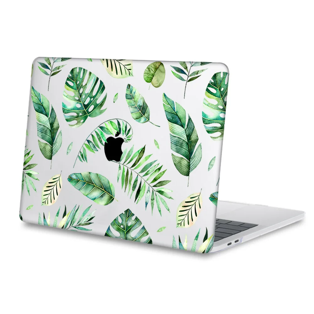 Пластиковый жесткий чехол для Macbook 12 Air Pro retina 11 13 1" для Mac Book New Pro 13,3 15,4" Touch bar A2159 летний узор - Цвет: B020