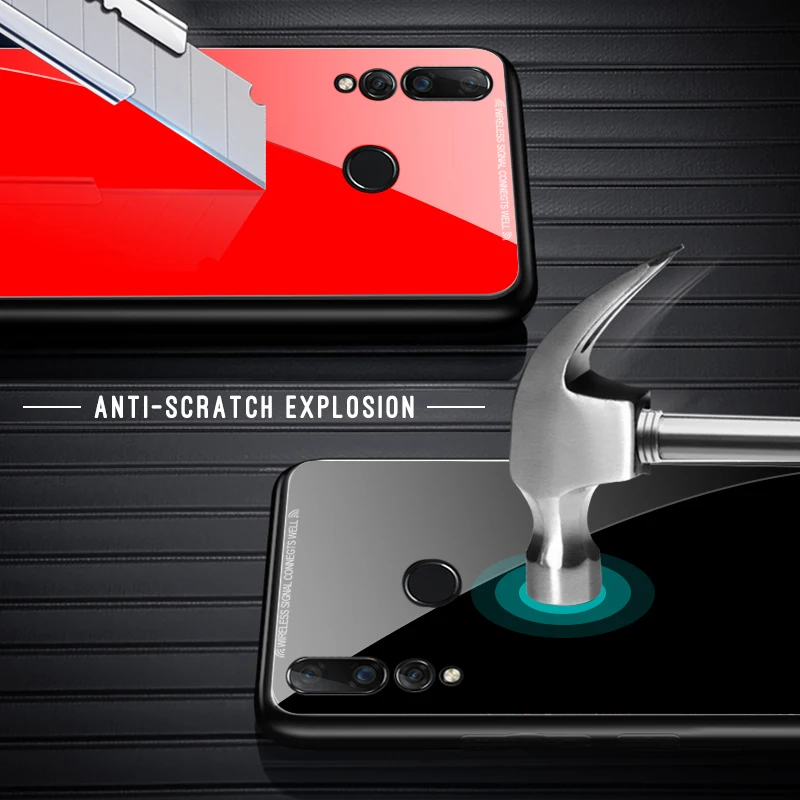 Зеркальный чехол со стеклом для huawei Nova 4 mate 20X10 Pro 3e 3 P20 Lite P10 Plus P Smart Cover Honor 8 9 8X lite Y9
