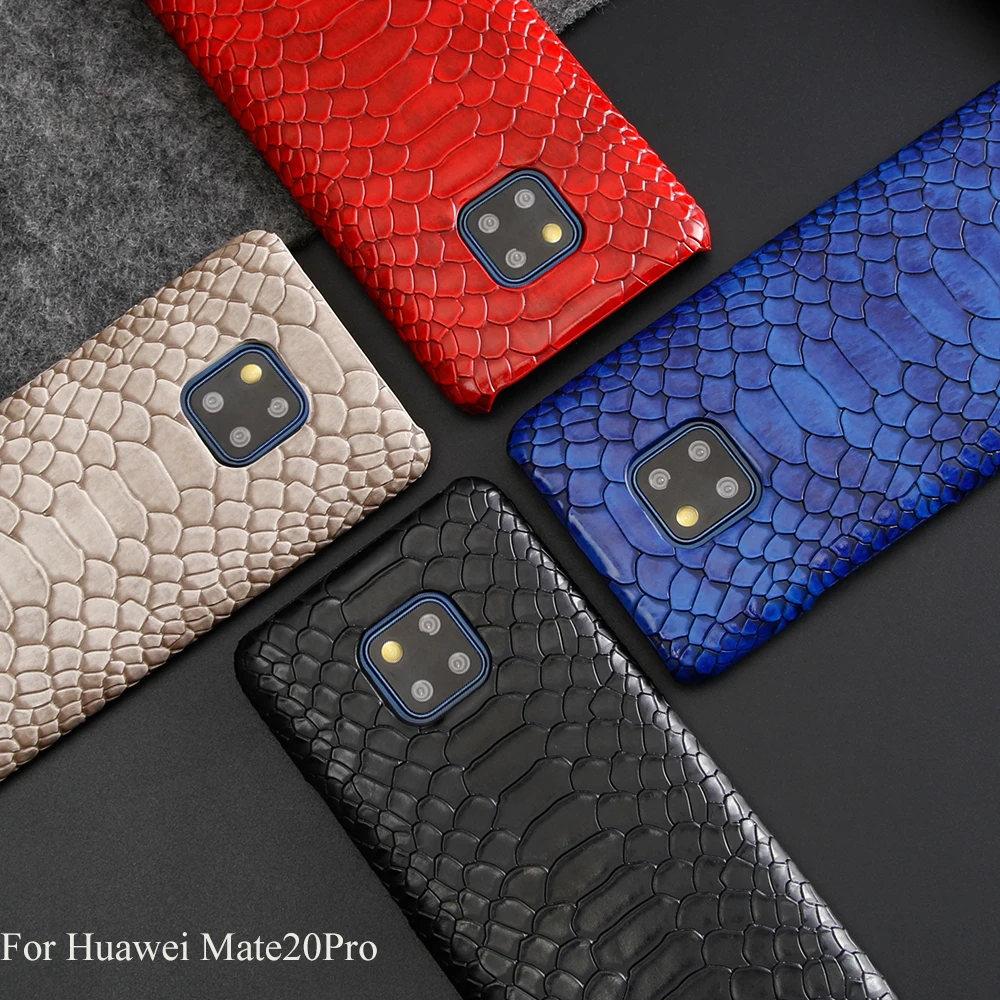 Новейший уникальный змеиный кожаный чехол для Huawei Mate20Pro PC идеально подходит Mate20