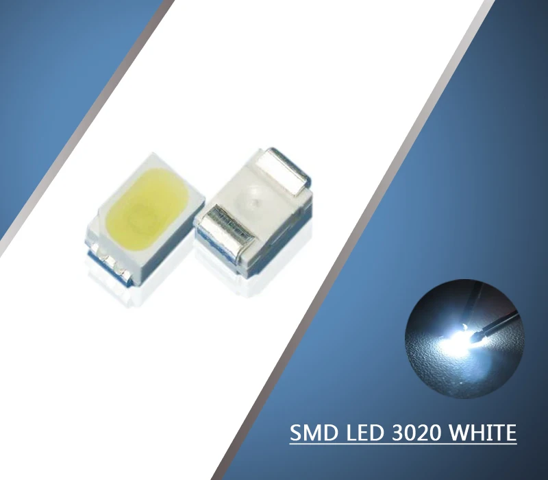 Evemodel SMD3020 100 шт. 3020 SMD светодиодный яркий белый/теплый белый s Новинка 1/35 модель