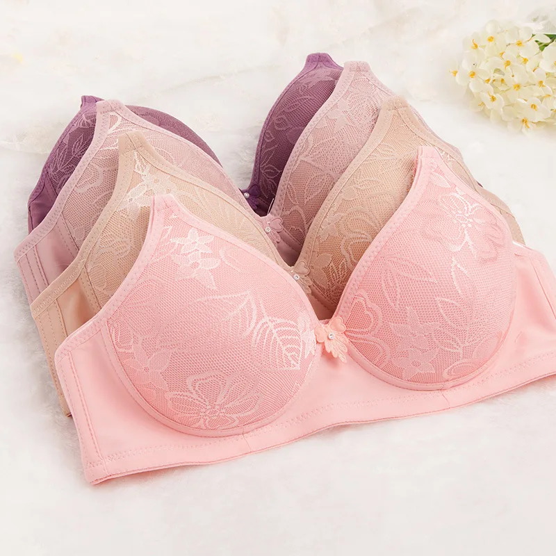 Женский бесшовный бюстгальтер с полной чашкой пуш ап большого размера|bra big size|bra