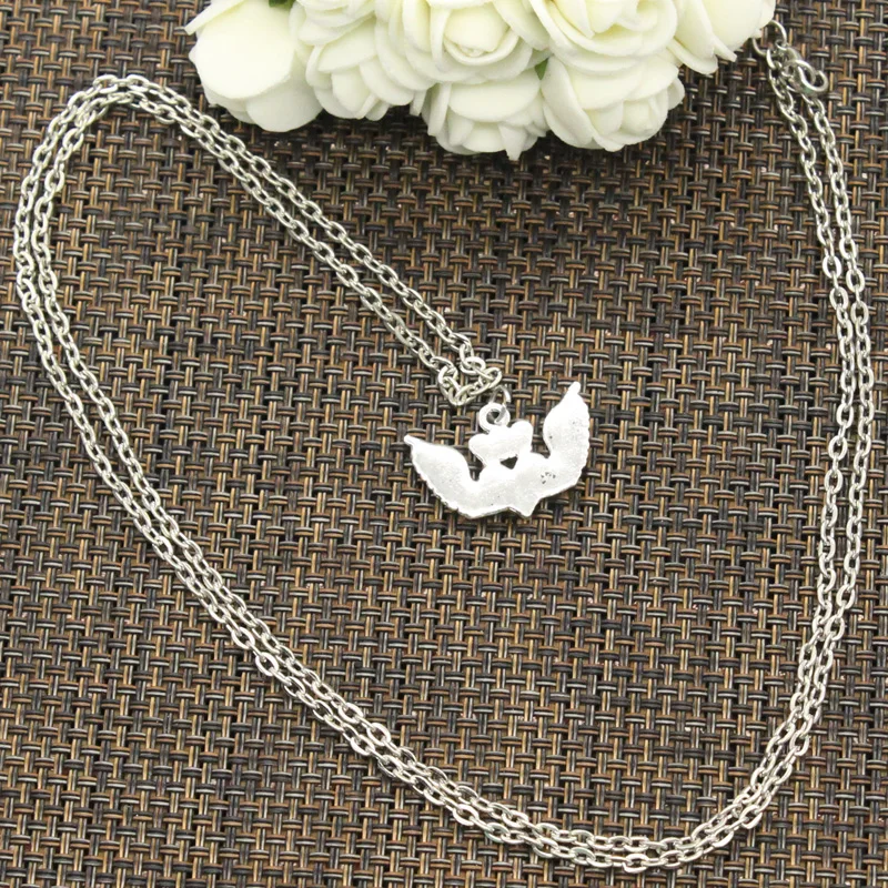 Новинка модные короны в виде сердца кулоны крылья круглые перекрещивающиеся