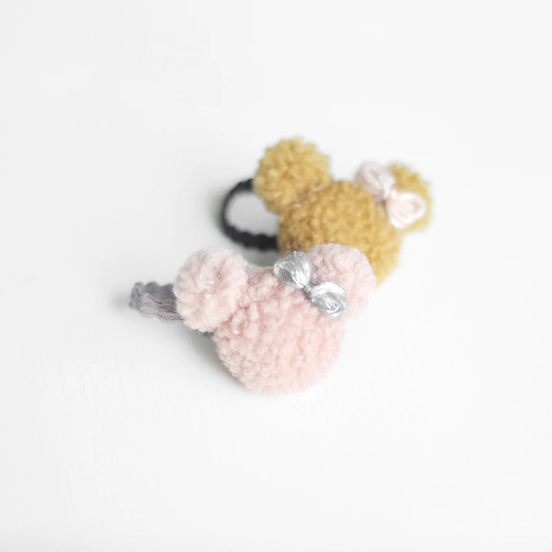 Детские аксессуары ободок для волос из шерсти ягненка в форме животного детский