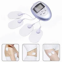 tens unit lcd slimming electronic pulse sports fat 1018 massage muscle stimulator massager digital full body massager with 4 pad